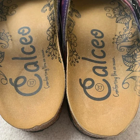 Excellent condition: Calceo purple butterfly mule EU 37 - Picture 8 of 15